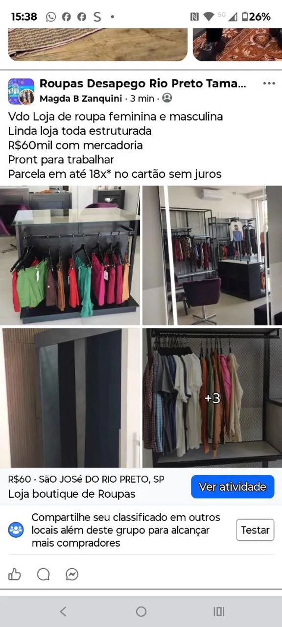 LOJA DE ROUPAS LINDA