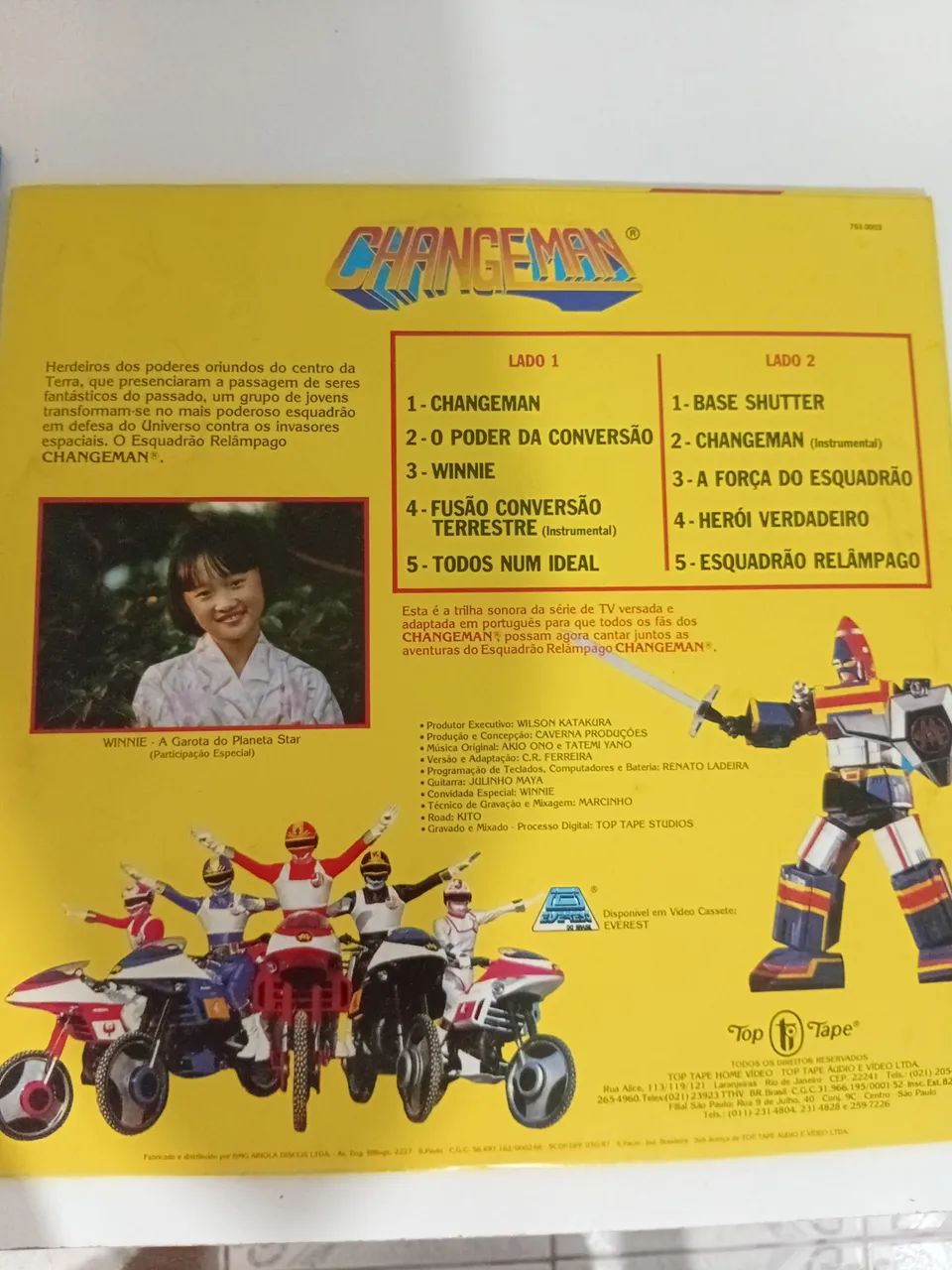 Lp jaspion e Changeman os dois em muito bom estado - Foto 5