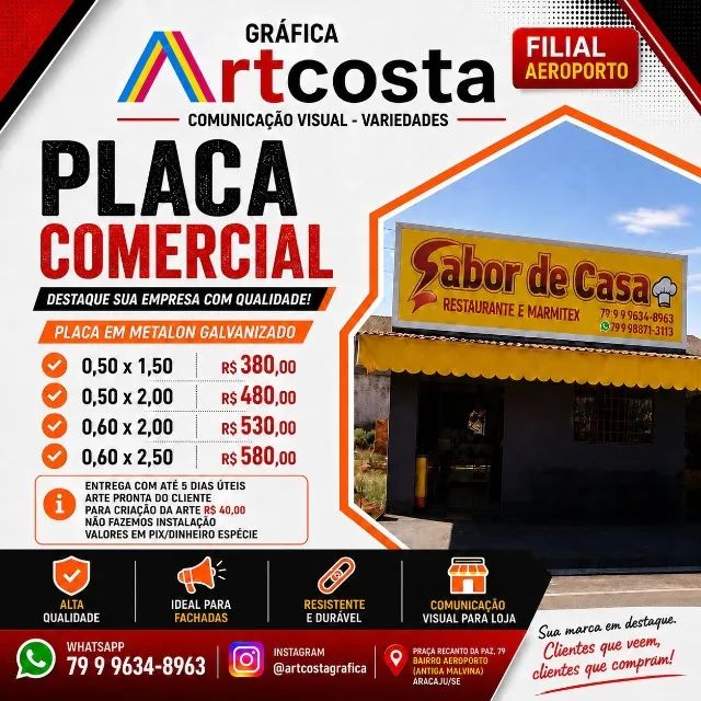 Cavaletes e placas comercial  - Foto 2