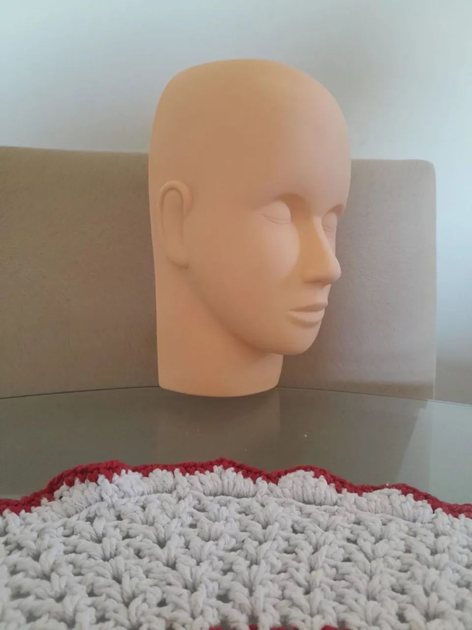 Cabeça para treinar aplicação na face - Foto 3