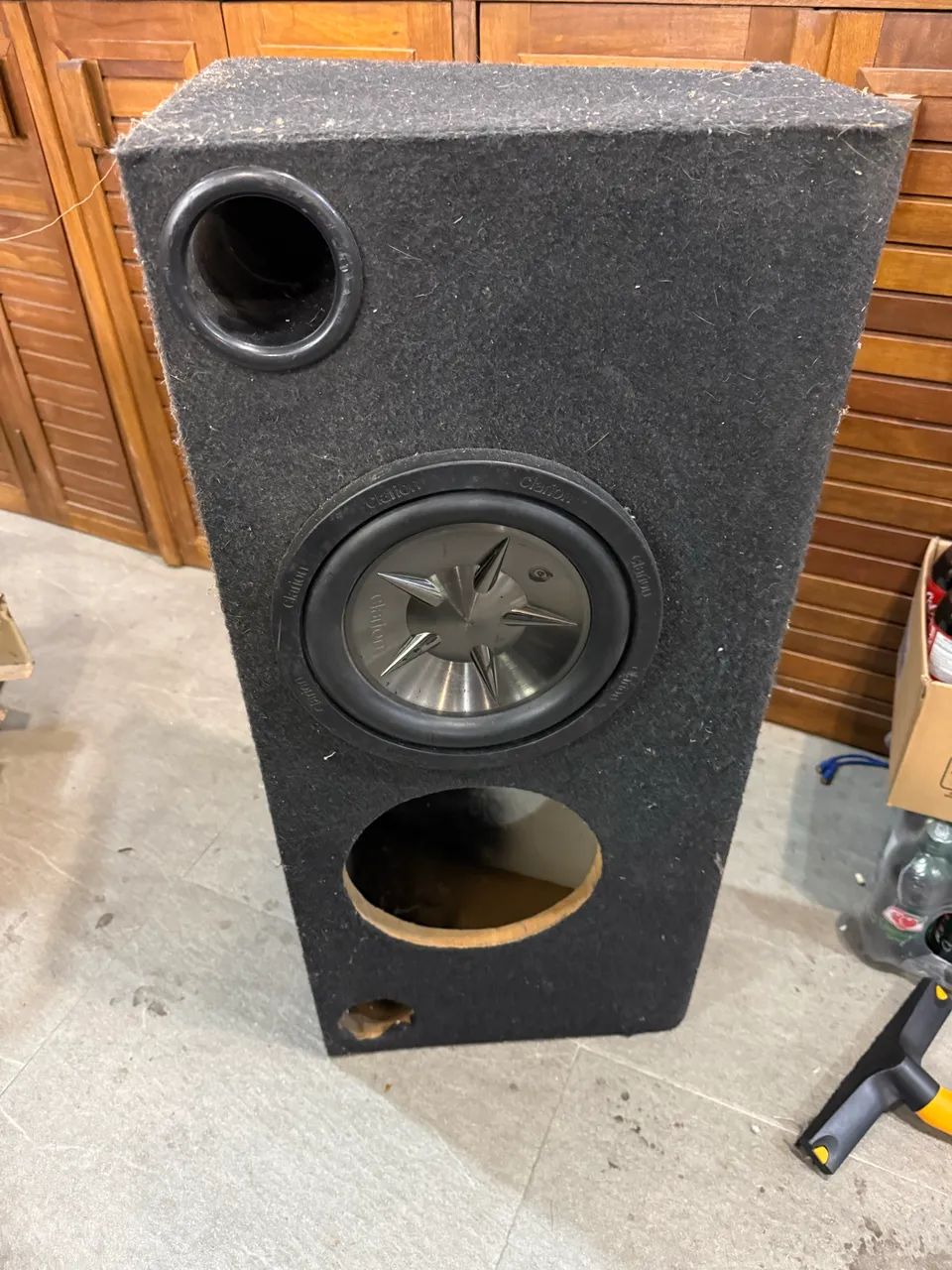 Subwoofer clarion 10 polegadas + modulo  - Foto 2