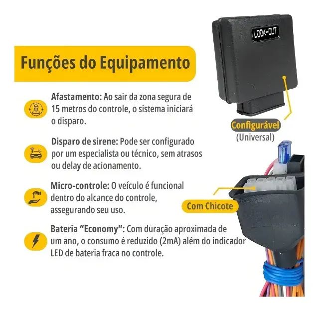 alarme bloqueador moto carro - Foto 2
