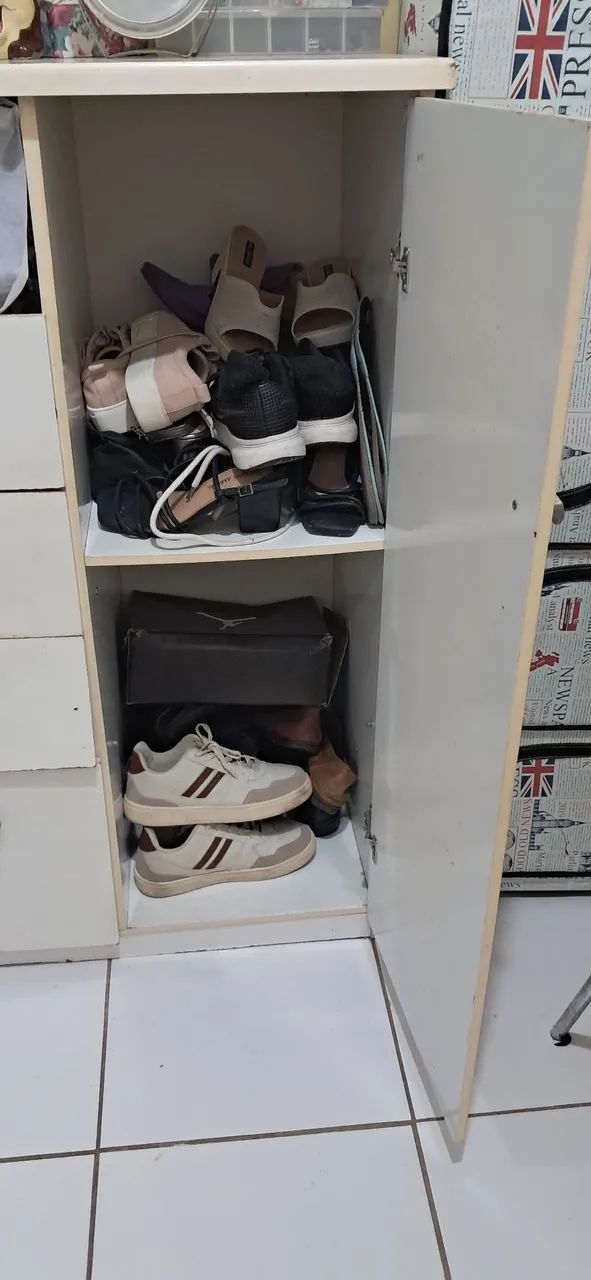 Comoda alta e sapateira 2 em 1 - Foto 3