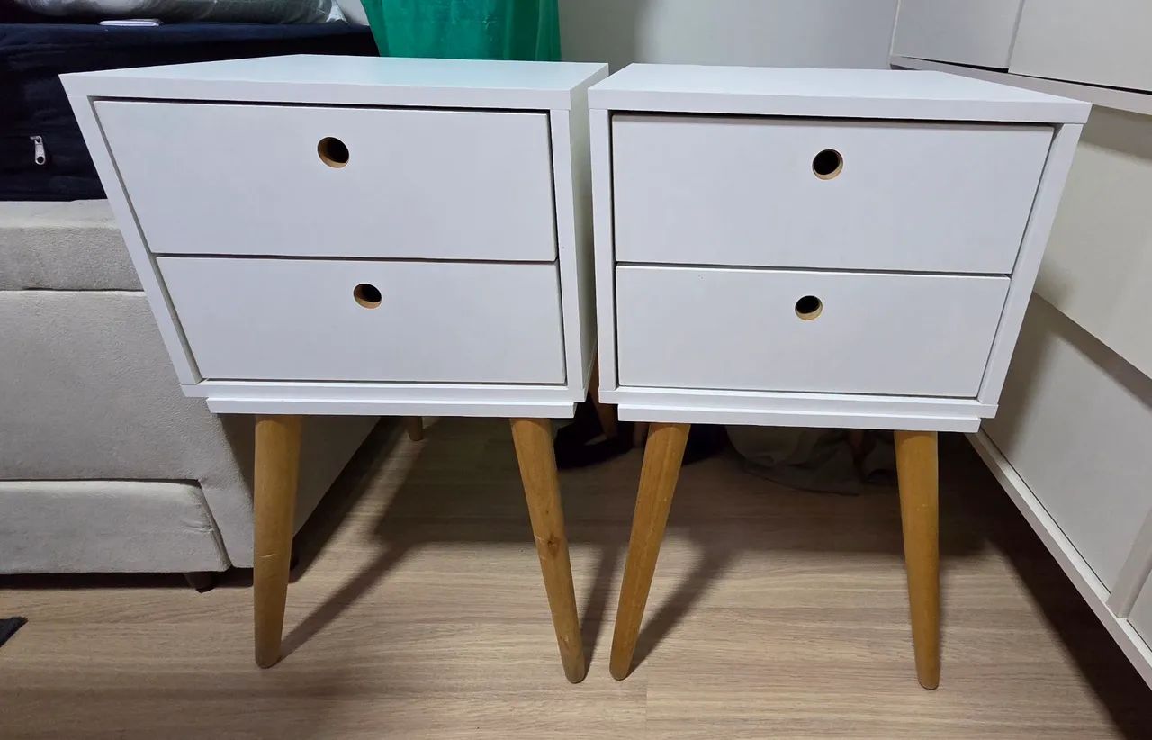 Conjunto de móveis para quarto - Cômoda + 2 criados-mudos - Foto 3