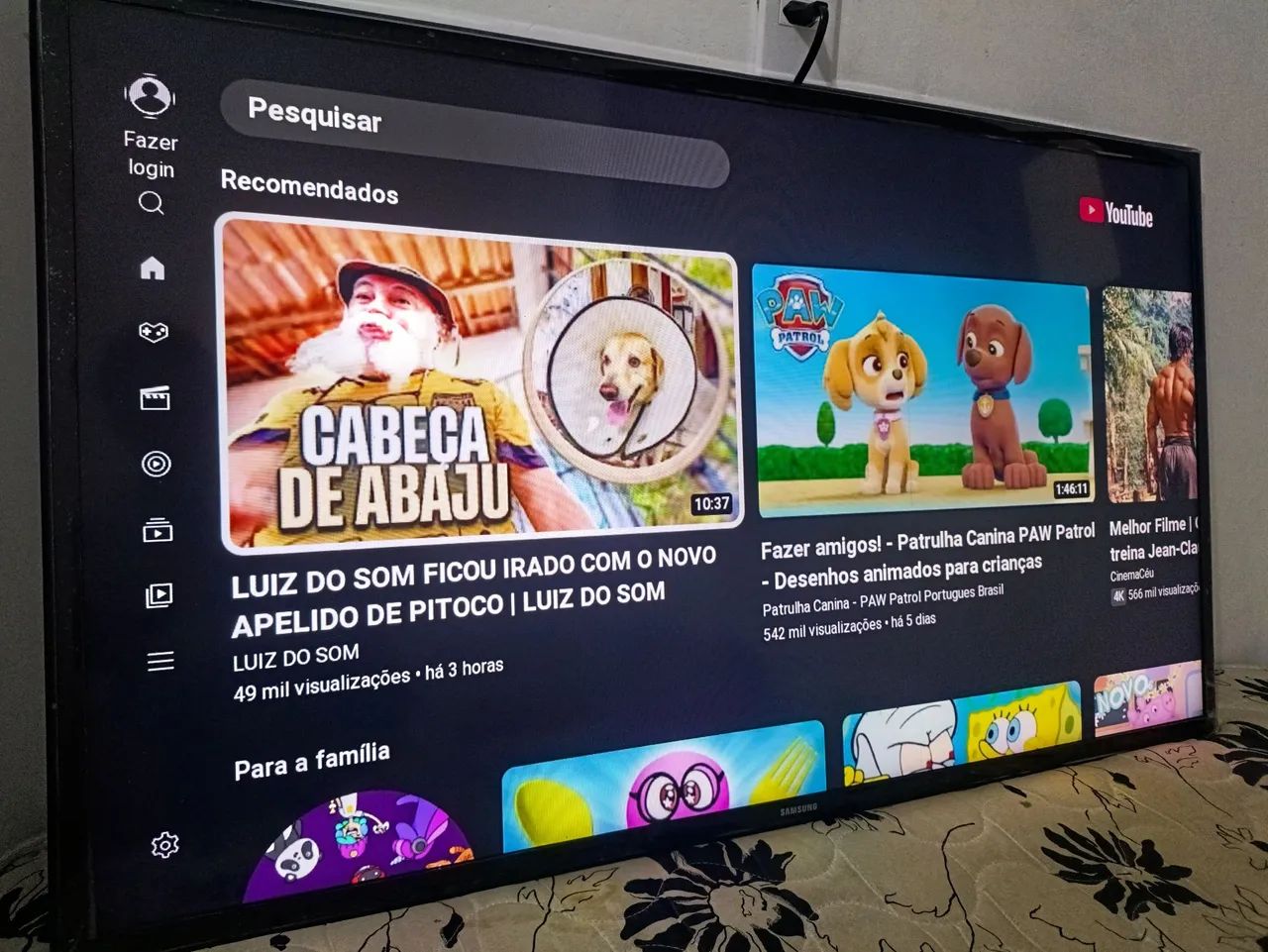 Tv 42 polegadas Smart controle internet e wi-fi 