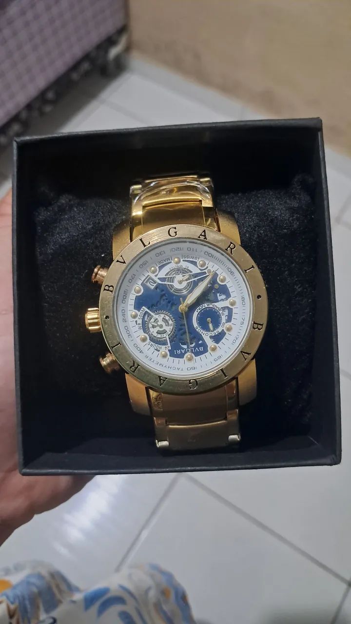 RELÓGIO BULGARI NOVO NO PRECINHO 