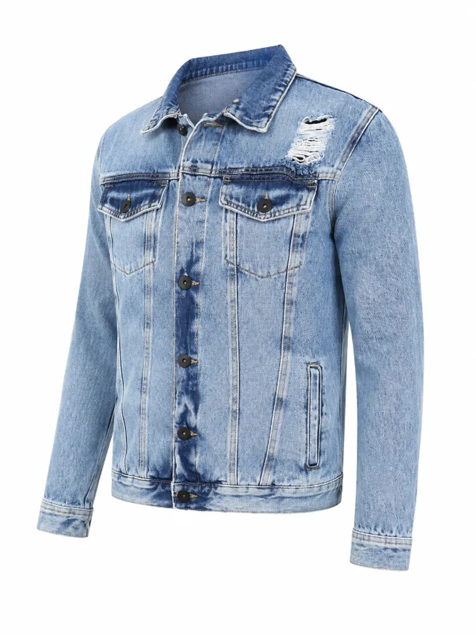 Jaqueta Jeans C&A - tamanho M - Foto 3