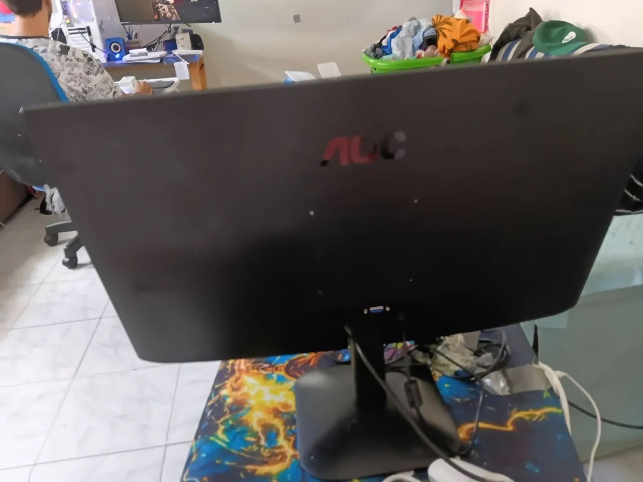 Monitor aoc 24 75hz VA funcionando perfeitamente  - Foto 4
