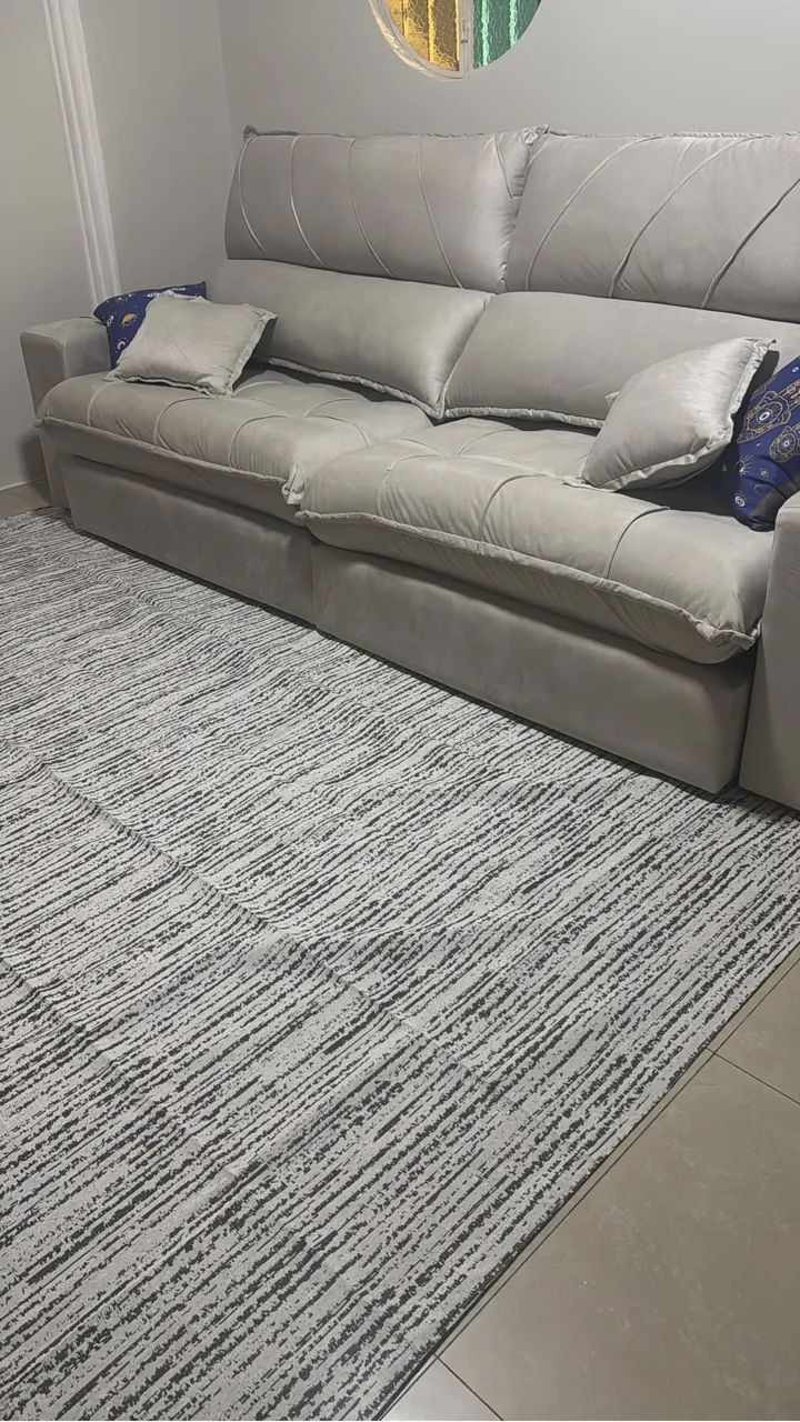 Sofá retrátil 4 lugares 
