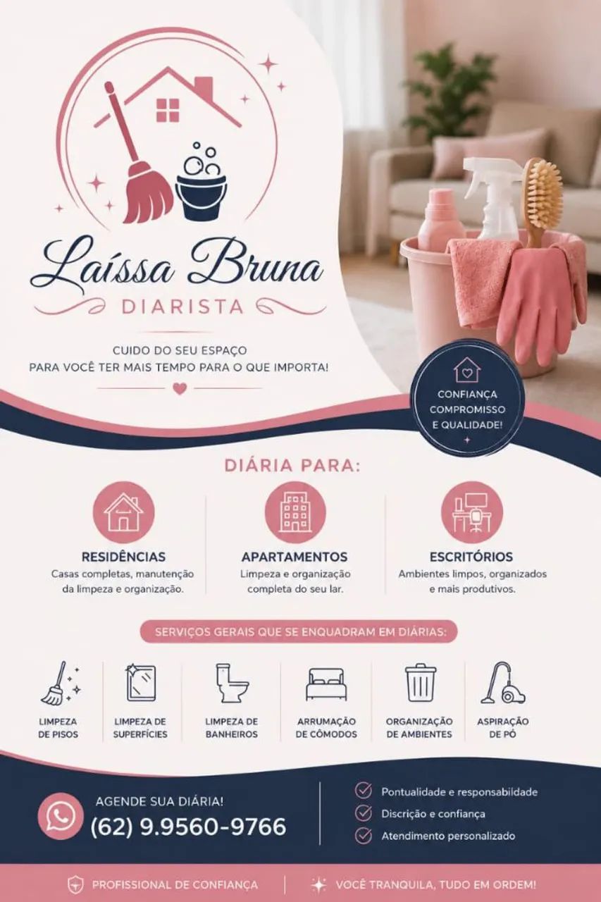 Diarista apt casa e escritório 