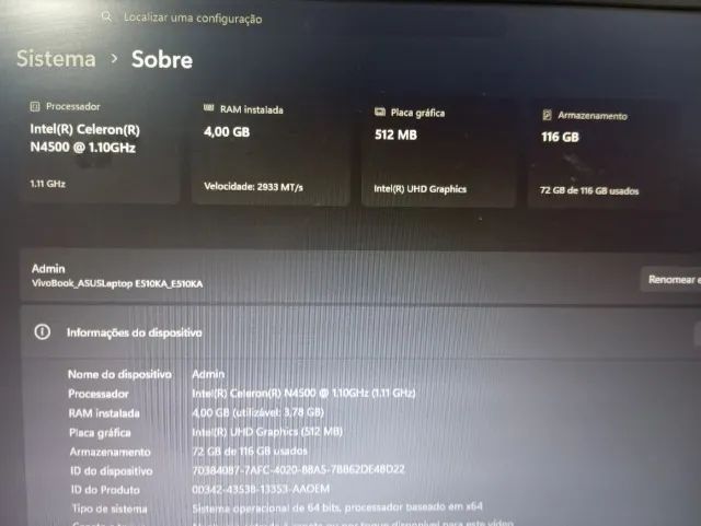 Notebook Asus - Foto 3