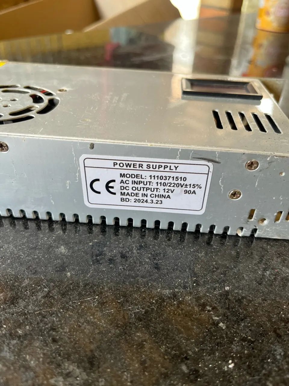 Fonte 90A 12v. Com voltímetro  - Foto 5