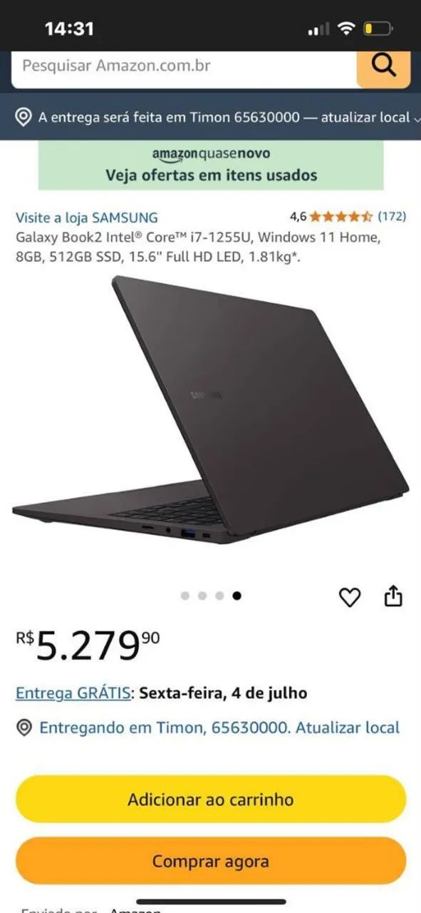 Notebook Galaxy book2  - Foto 4