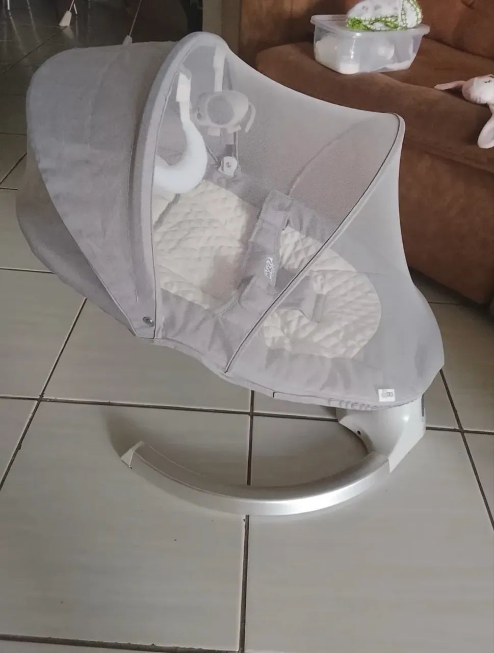 Cadeira de balanço elétrica para bebê 