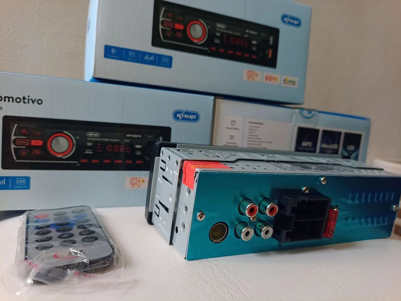 Rádio Automotivo USB Bluetooth SD  - Foto 4