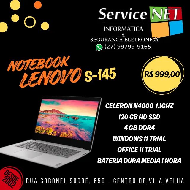 Notebook Lenovo 