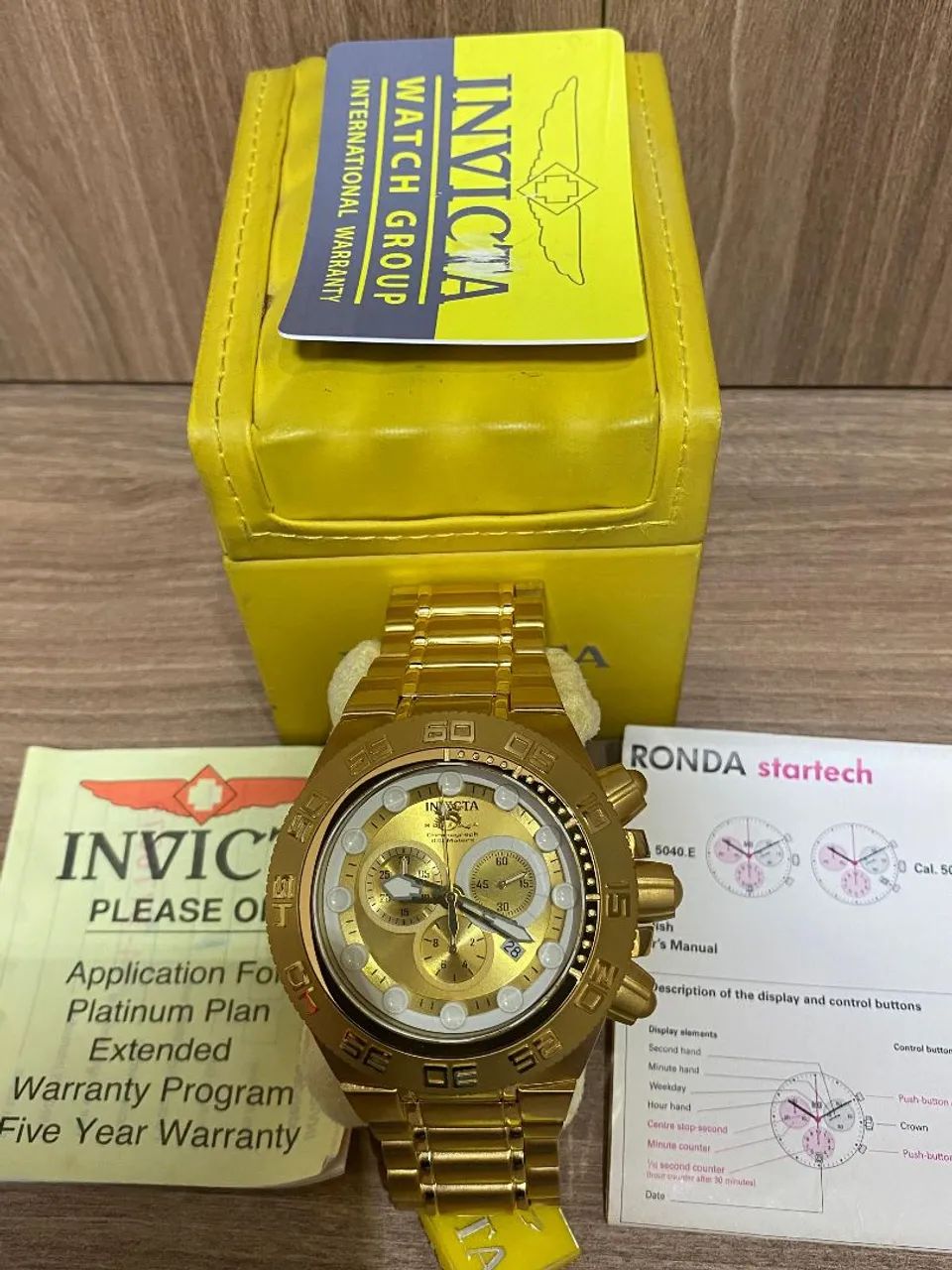Relógio invicta 18k masculino subaqua 14737  - Foto 2