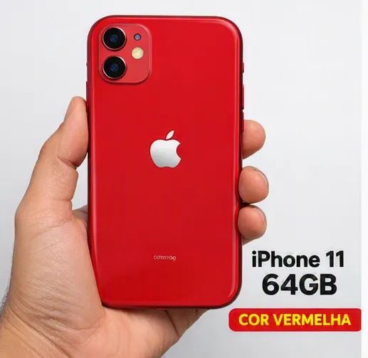 Apple Iphone 11 RED 64 GB - Novíssimo - Celulares e Smartphones