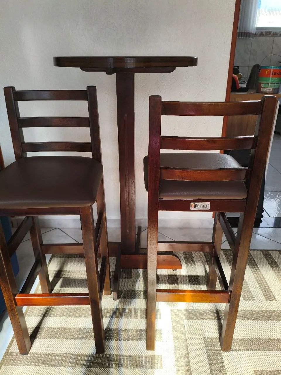 Mesa bistrô com 2 cadeiras
