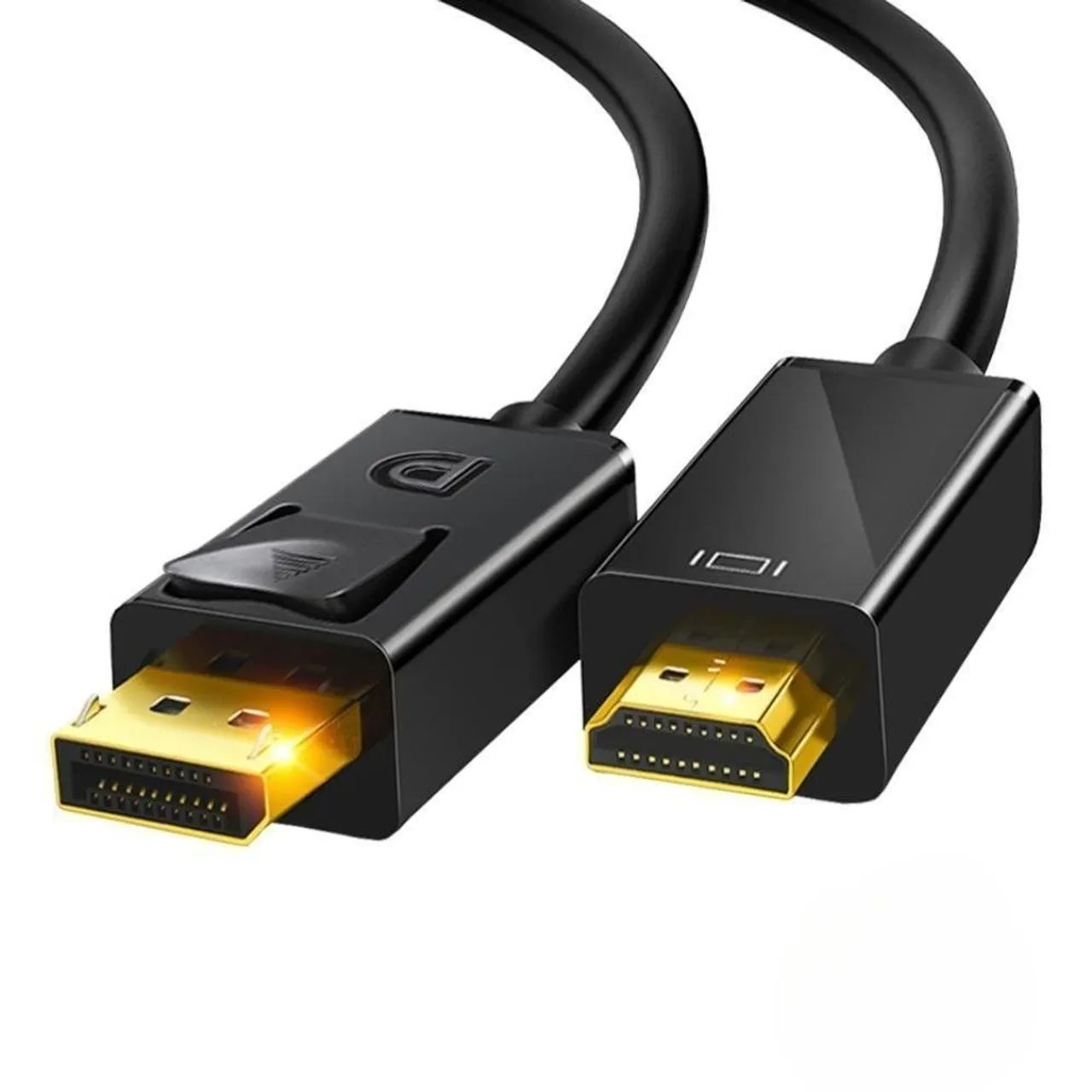 Cabo adaptador displayport para hdmi conversor - Foto 4