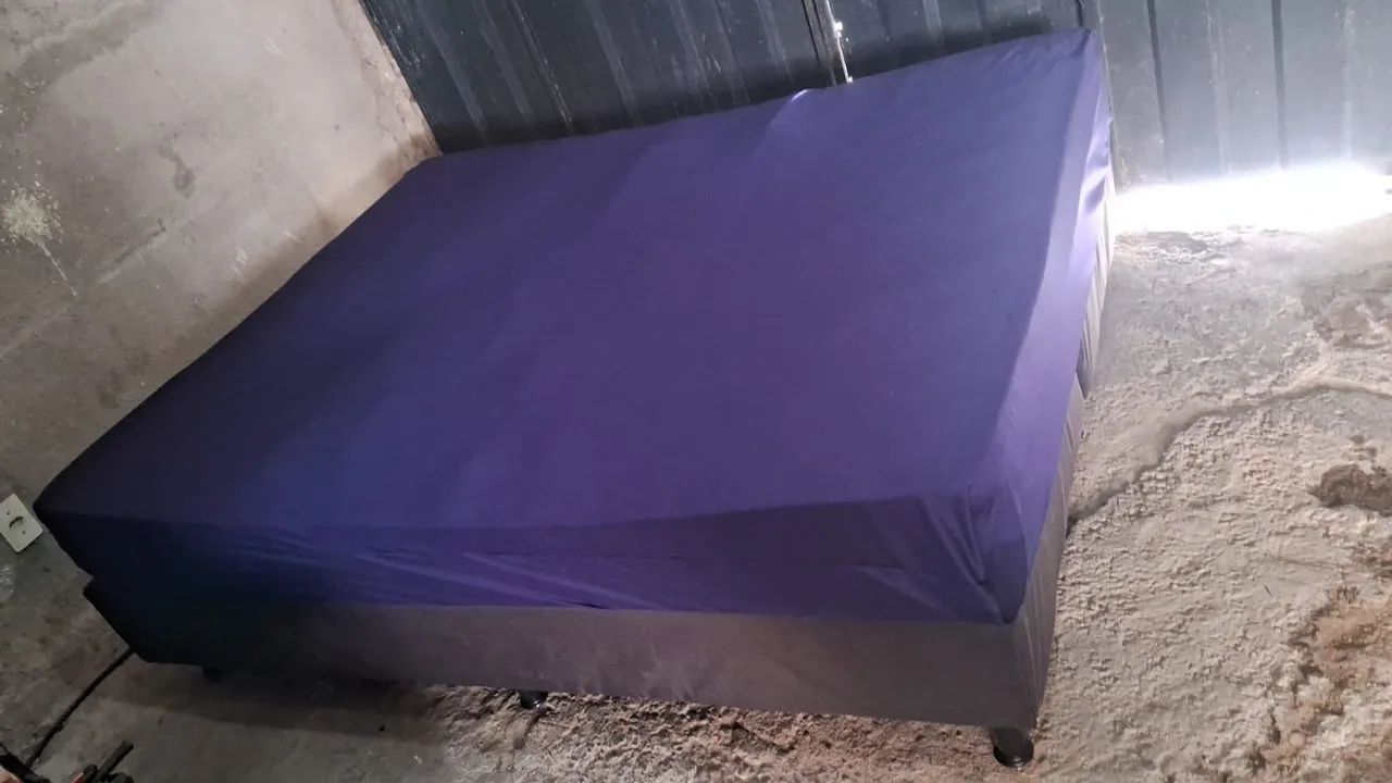 Cama queem com colchão  - Foto 2