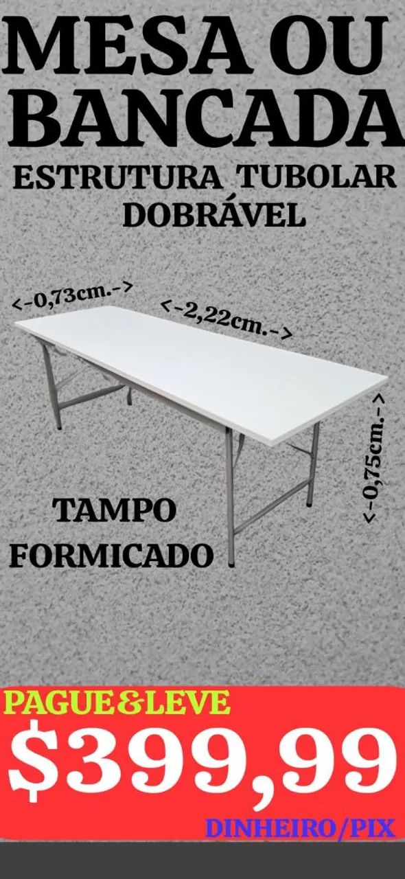 DESAPEGO! MESA DOBRÁVEL, LEIAM: