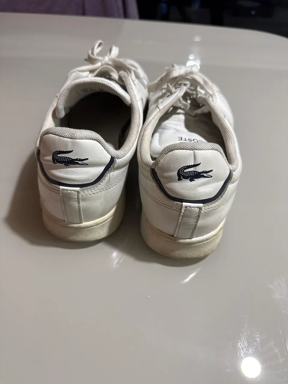 Sapato Lacoste Masculino - Couro Branco 41