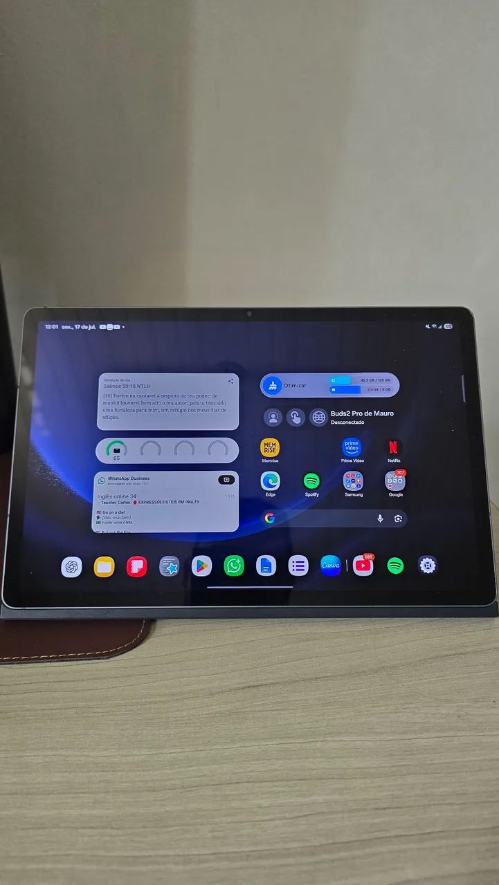 VENDA URGENTE / até 12x / SAMSUNG TABS9 FE PLUS 5G 128GB SPEN PERFEITO ESTADO - Foto 2