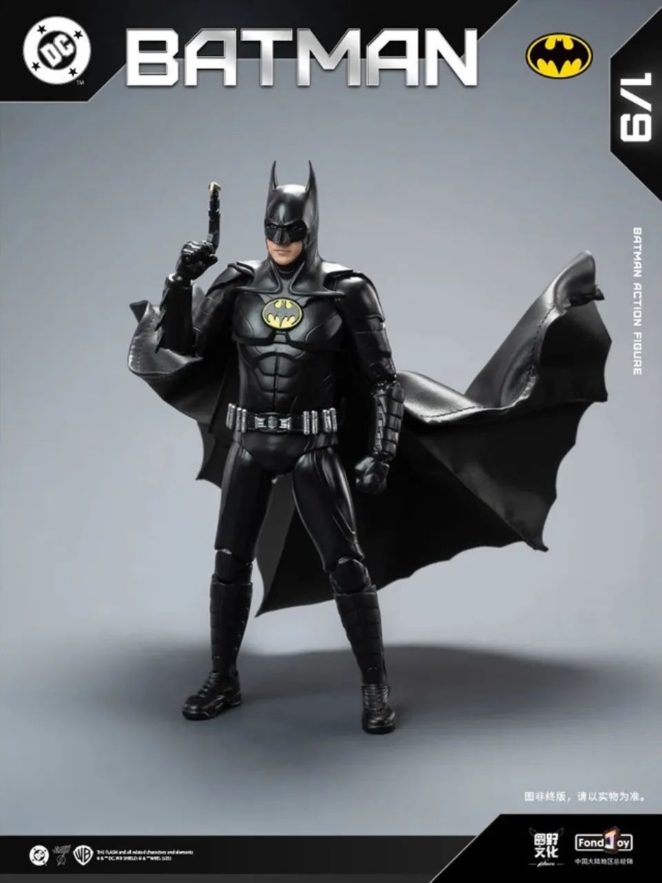 Batman 1989 Action Figure Fondjoy Boneco Liga da Justiça DC Flash
