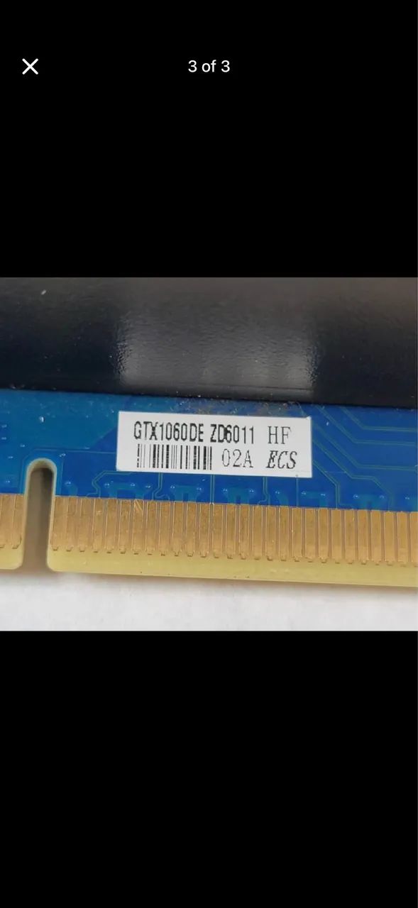 Placa de vídeo - Dell GTX 1060 6GB Nvidia - Foto 3