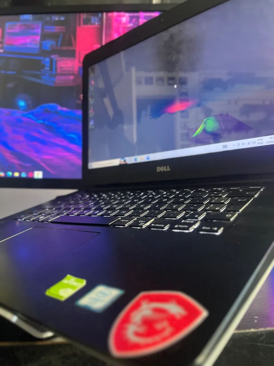 Notebook Gamer Dell Core i7 16GB RAM 1000GB Placa de vídeo GeForce 4GB - Foto 2