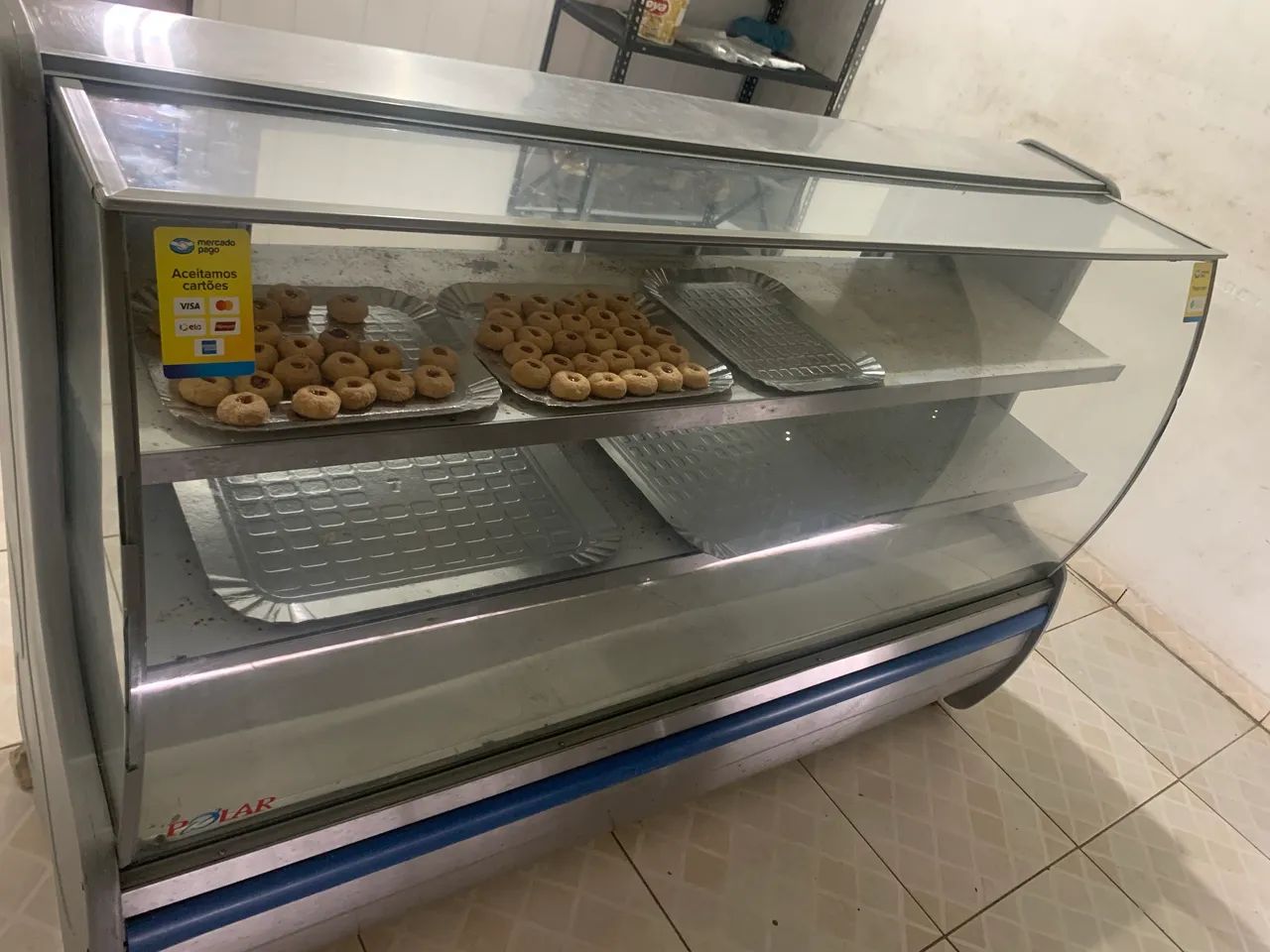 Balcão expositor natural