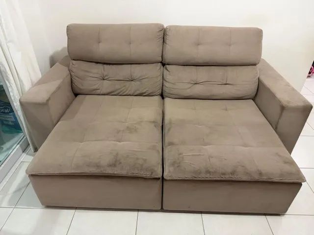 Sofá retrátil e reclinável Lar Shopping - Foto 5