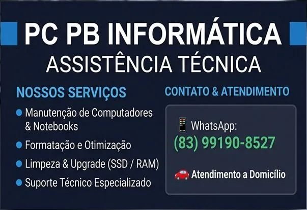 Atendemos em sua residência 