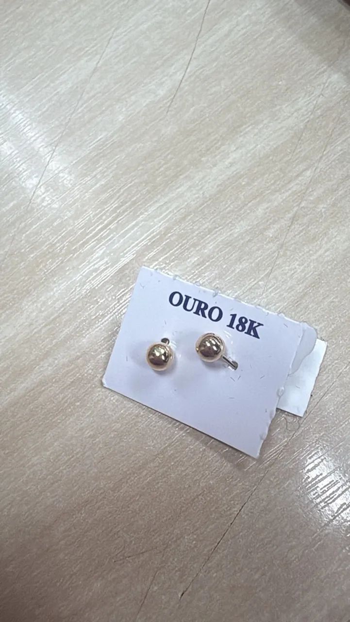 Brincos de ouro 18  - Foto 4