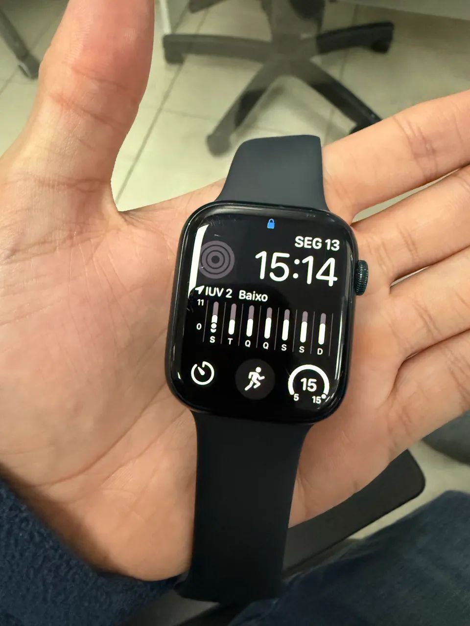 Apple Watch Series 8 GPS - 45 mm Pret - Foto 3