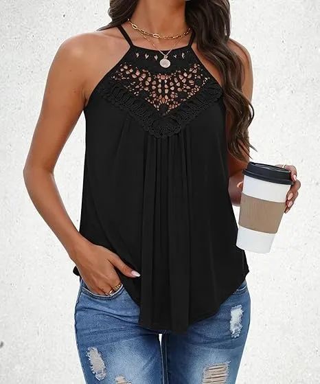 Blusa preta de cotton lycra NOVA