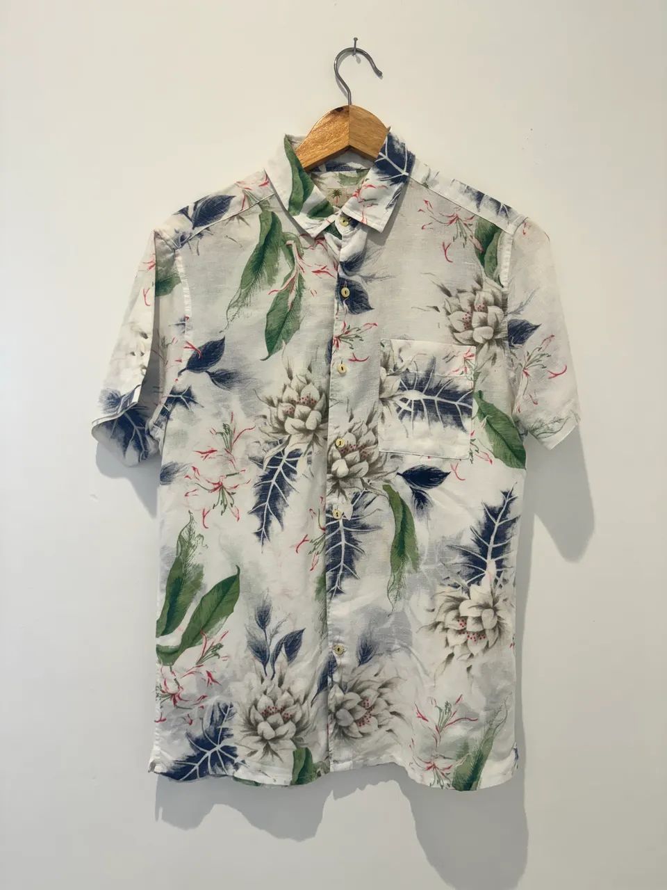 Camisa Florida Richards Linho TAM P