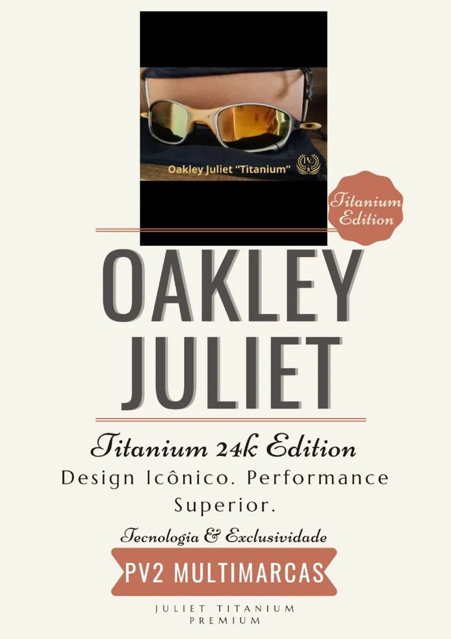Óculos Juliet Titanium - Foto 2