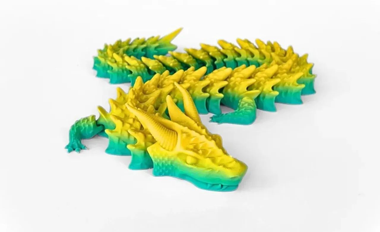 Dragão articulado em 3D - Foto 2