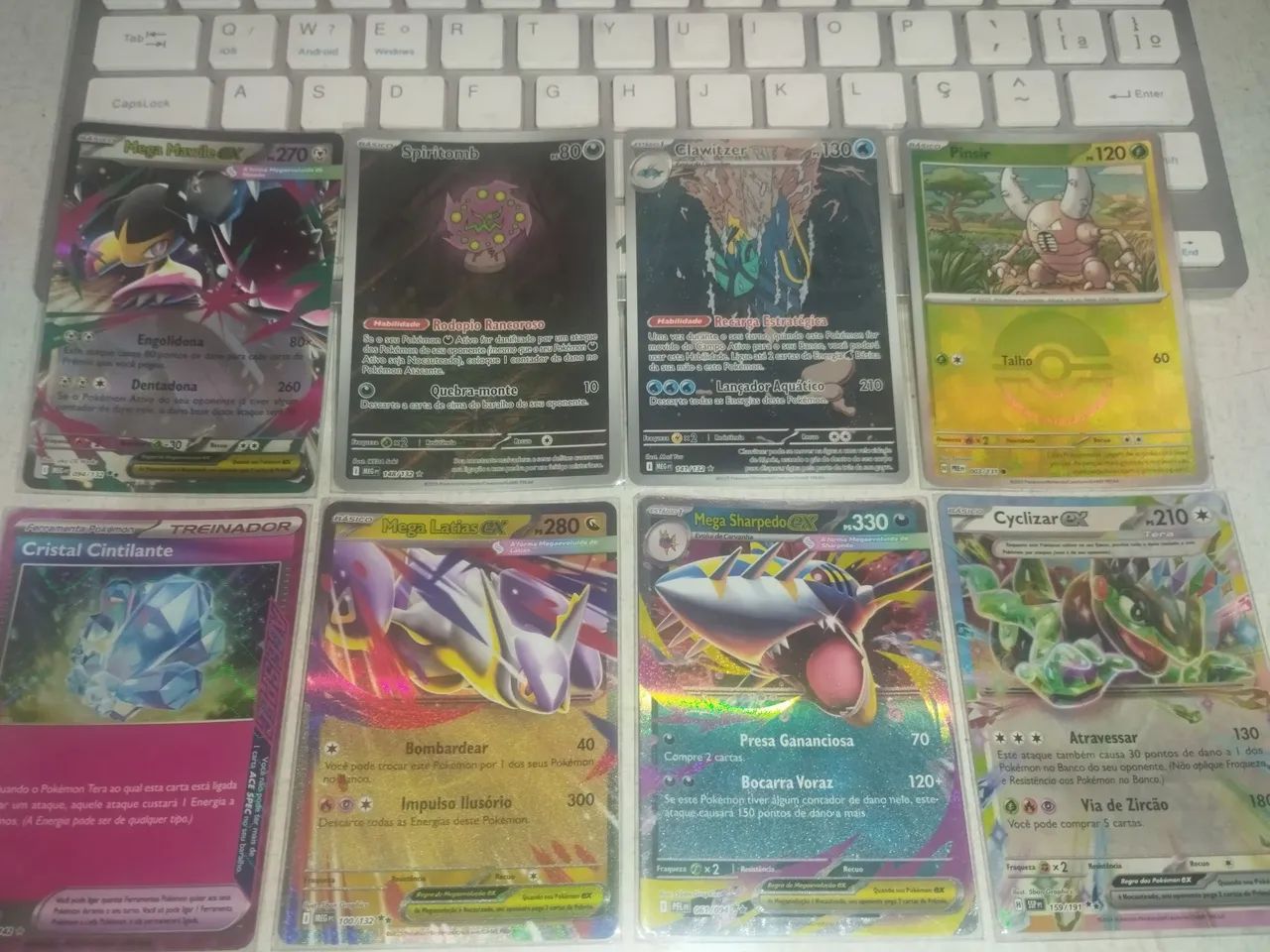 Lote 26 Cartas Raras Pokémon - Coleções Variadas - Foto 2