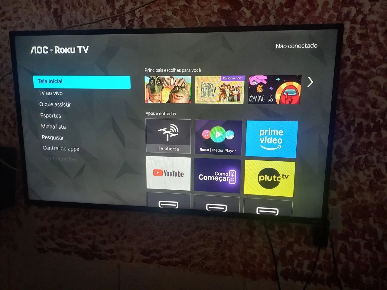 IMPERDIVEL TELEVISÃO! 3 MESES DE USO, 42POLEGADAS 1.200!! FACO ENTREGAS