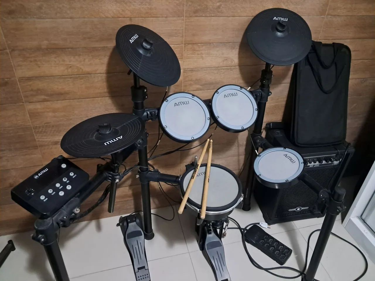 Bateria Eletrônica AMW - Foto 4