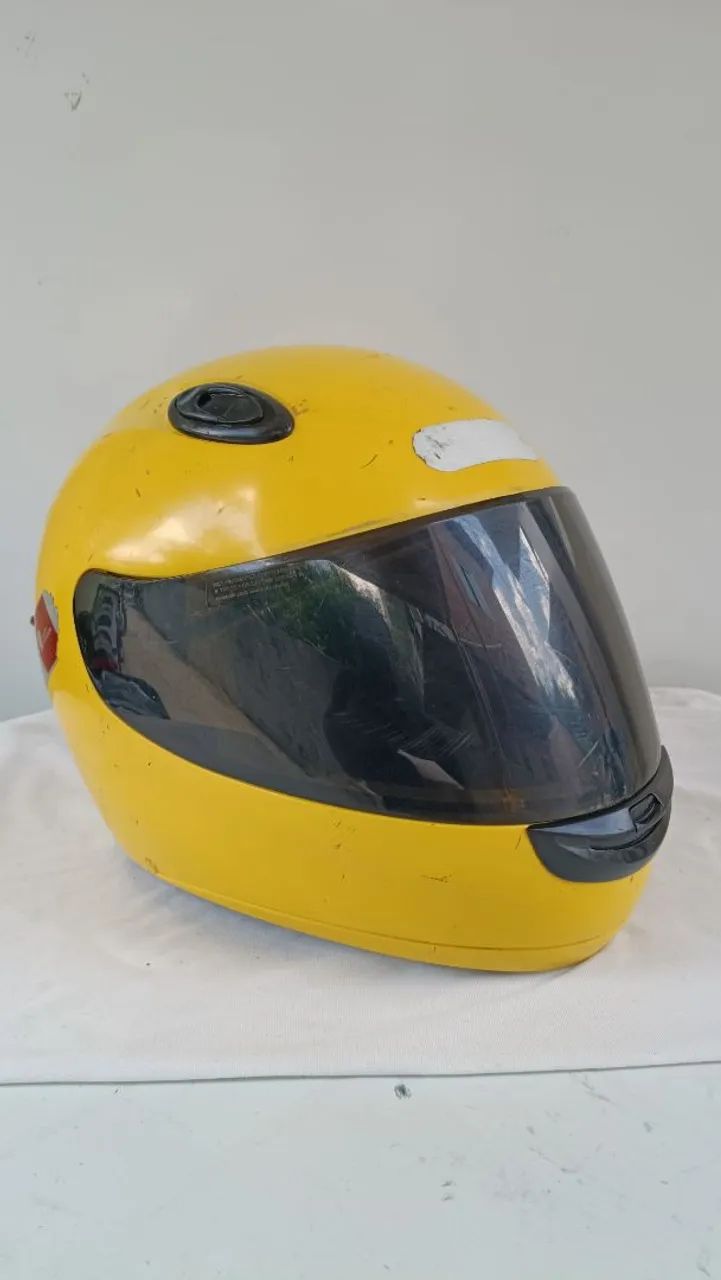 Capacete sky amarelo N60 G  - Foto 2