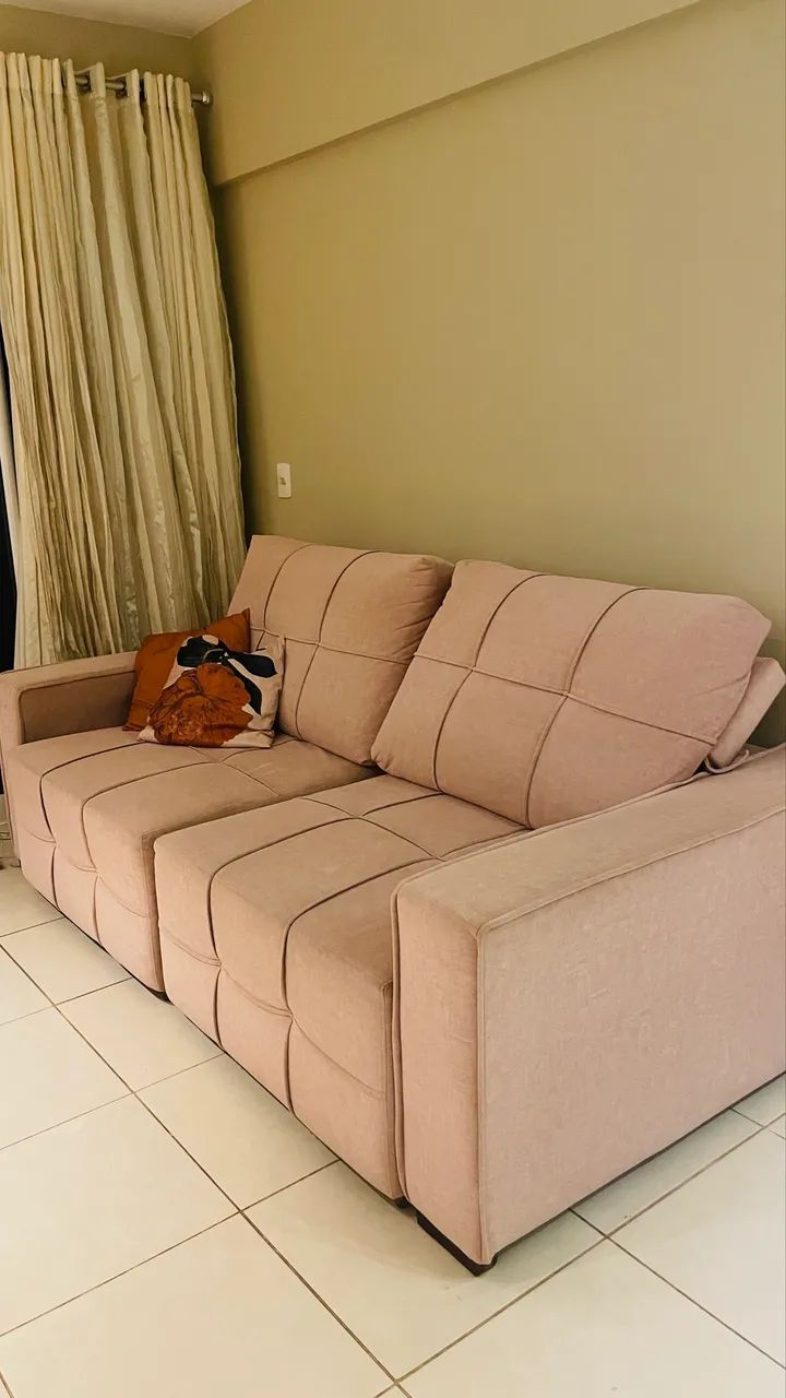 Sofá retrátil com encosto reclinável - Foto 2
