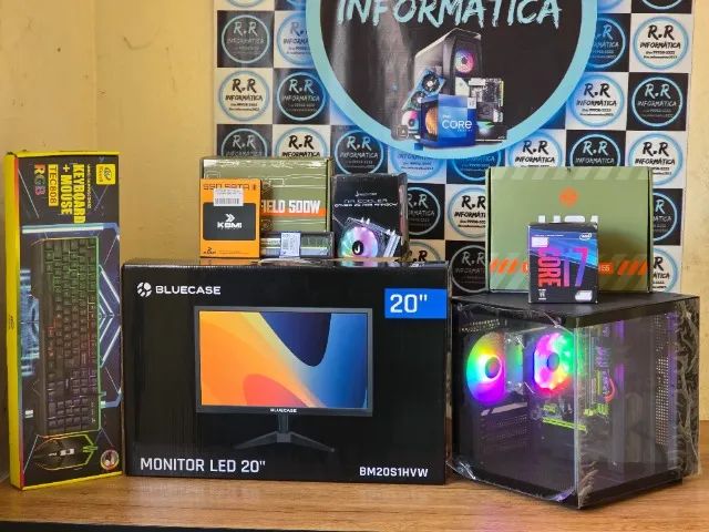 PC Intel Core i7 Novo e Monitor