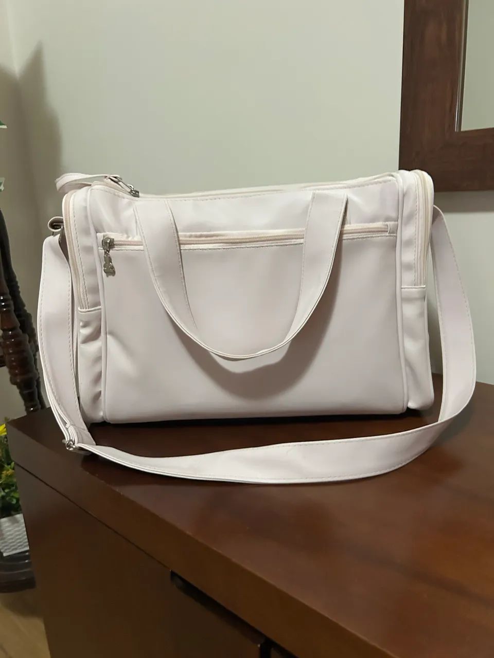 Bolsa mala maternidade Paola da vinci rosa claro  - Foto 4