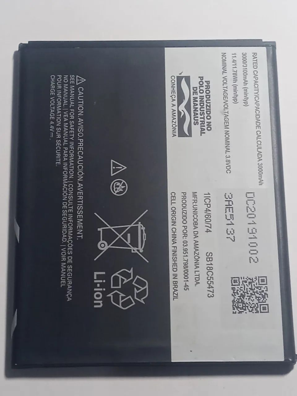 Bateria Motorola KC40 para moto E6 plus/ moto E6S 3100mAh original  - Foto 3