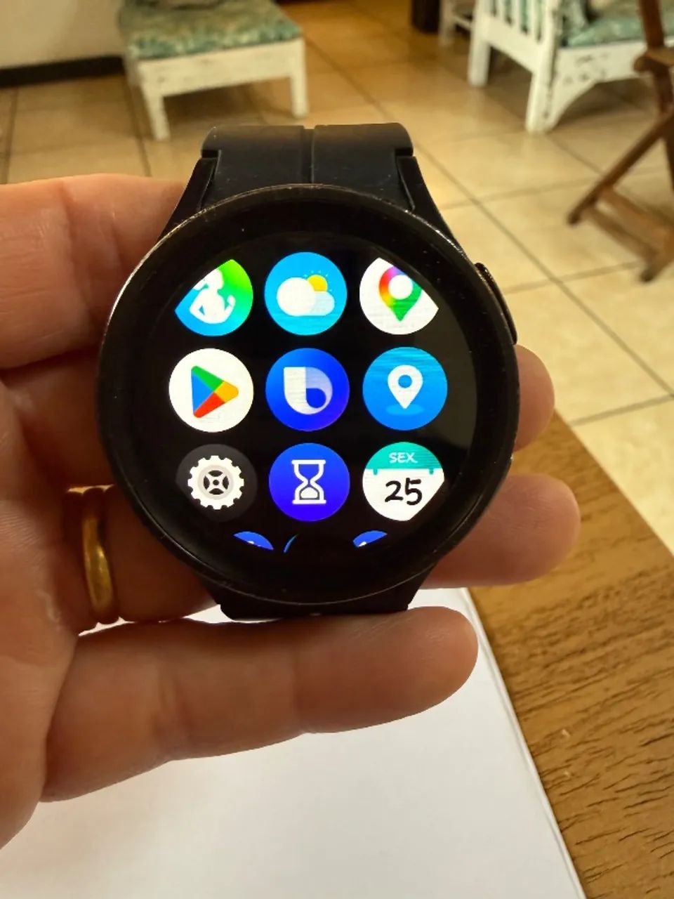 Samsung Watch 5 Pro 45 km Usado - Foto 5