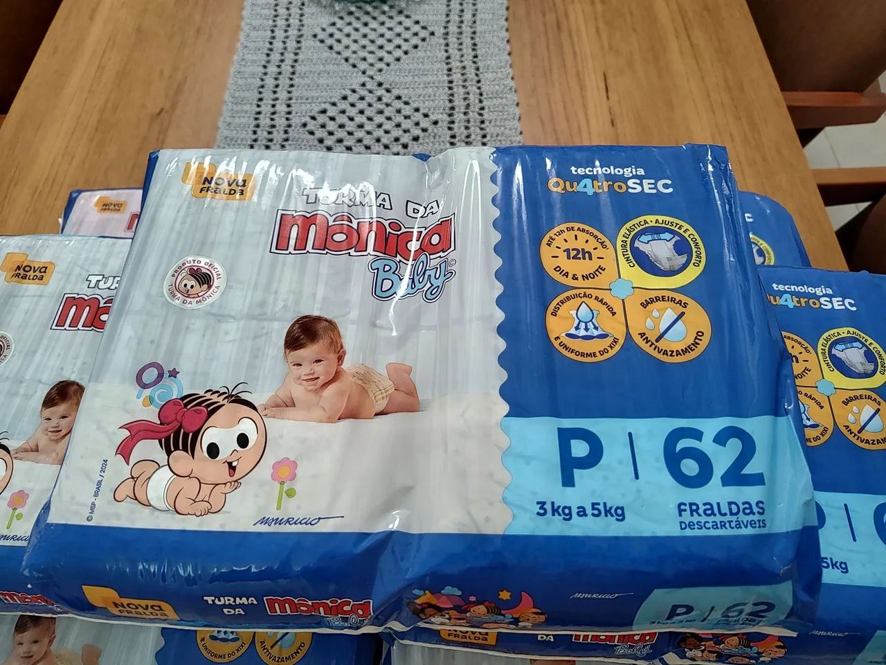 Fraldas Turma da Mônica 